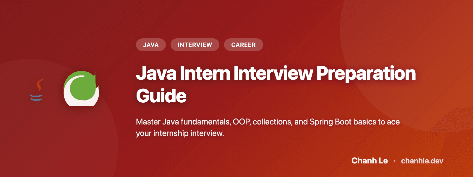Java Intern Interview Preparation Guide