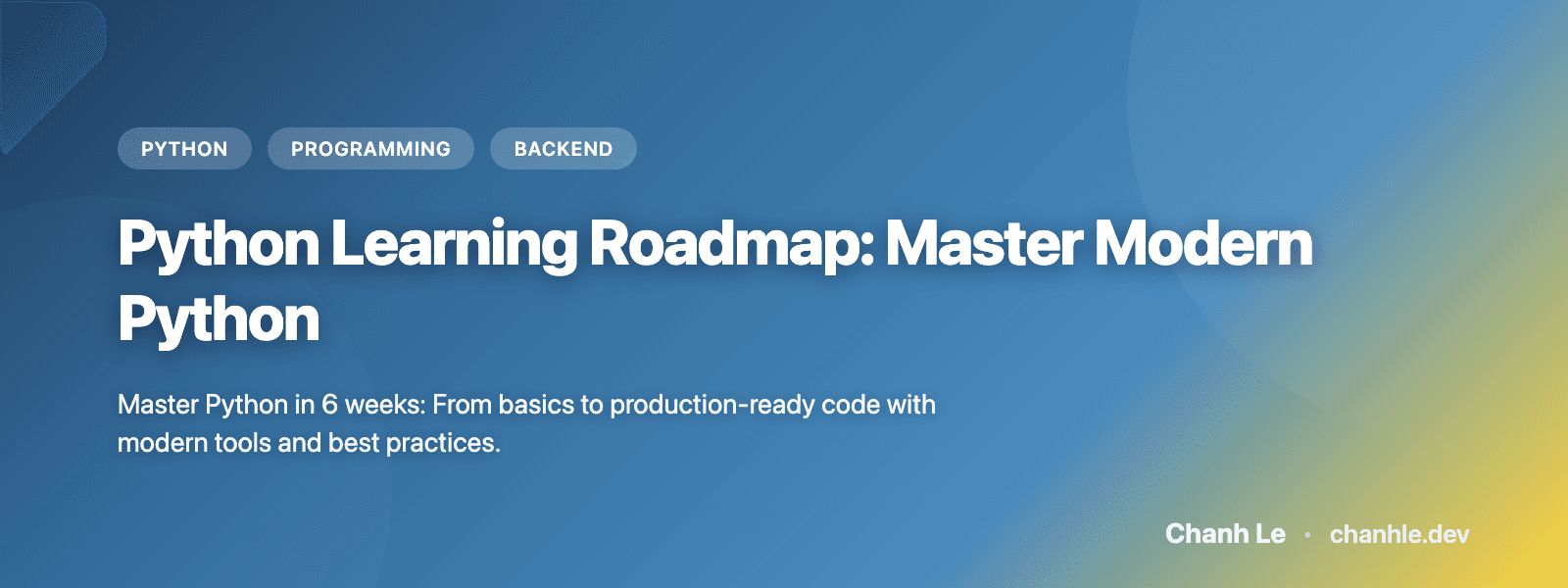 Python Learning Roadmap: Master Modern Python