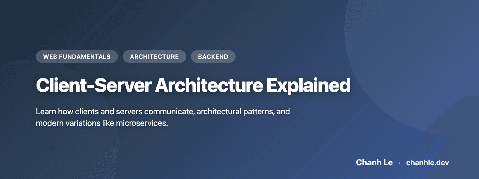 Client-Server Architecture Explained