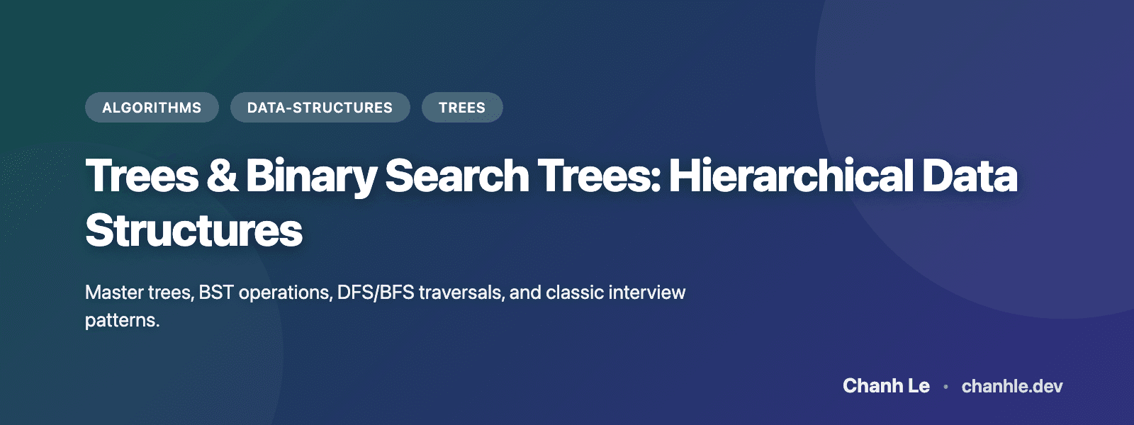 Trees & Binary Search Trees: Hierarchical Data Structures