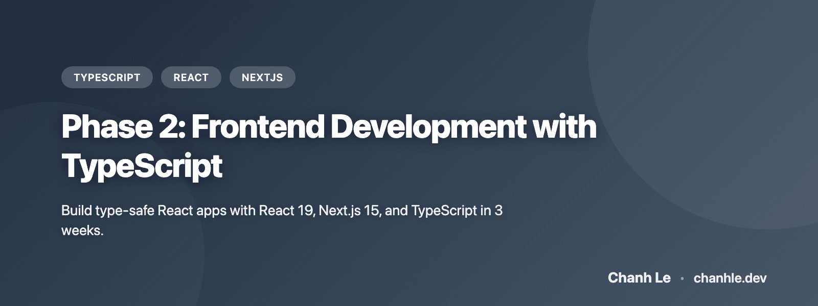 Phase 2: Frontend Development with TypeScript
