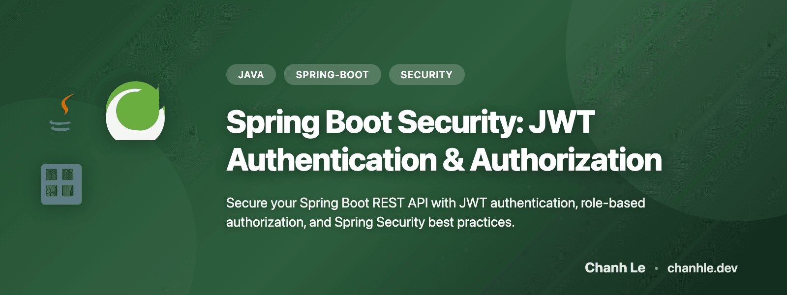 Spring Boot Security: JWT Authentication & Authorization